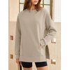 image:imageANRABESS Oversized Sweatshirt for Women Fleece Fall OutfitsLight Khaki