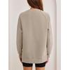 image:imageANRABESS Oversized Sweatshirt for Women Fleece Fall OutfitsLight Khaki