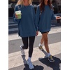 image:imageANRABESS Oversized Sweatshirt for Women Fleece Fall OutfitsNavy Blue