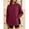 image:imageANRABESS Oversized Sweatshirt for Women Fleece Fall OutfitsWine Red
