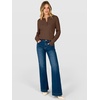 image:imageANRABESS Sweaters for Women Cable Knit Henley Neck Fall OutfitsBrown