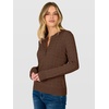 image:imageANRABESS Sweaters for Women Cable Knit Henley Neck Fall OutfitsBrown