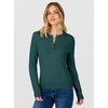 image:imageANRABESS Sweaters for Women Cable Knit Henley Neck Fall OutfitsDark Green
