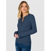 image:imageANRABESS Sweaters for Women Cable Knit Henley Neck Fall OutfitsDeep Blue