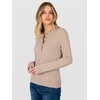 image:imageANRABESS Sweaters for Women Cable Knit Henley Neck Fall OutfitsLight Khaki