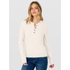 image:imageANRABESS Sweaters for Women Cable Knit Henley Neck Fall OutfitsWhite