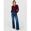image:imageANRABESS Sweaters for Women Cable Knit Henley Neck Fall OutfitsWine Red