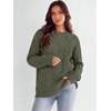 image:imageANRABESS Sweaters for Women Oversized Cable Knit Pullover Fall OutfitsArmy Green