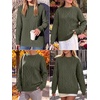 image:imageANRABESS Sweaters for Women Oversized Cable Knit Pullover Fall OutfitsArmy Green