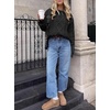 image:imageANRABESS Sweaters for Women Oversized Cable Knit Pullover Fall OutfitsBlack