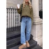 image:imageANRABESS Sweaters for Women Oversized Cable Knit Pullover Fall OutfitsBrown Yellow