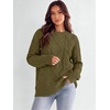 image:imageANRABESS Sweaters for Women Oversized Cable Knit Pullover Fall OutfitsBrown Yellow
