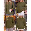 image:imageANRABESS Sweaters for Women Oversized Cable Knit Pullover Fall OutfitsBrown Yellow