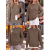 image:imageANRABESS Sweaters for Women Oversized Cable Knit Pullover Fall OutfitsCoffee
