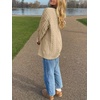 image:imageANRABESS Sweaters for Women Oversized Cable Knit Pullover Fall OutfitsDark Apricot