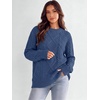 image:imageANRABESS Sweaters for Women Oversized Cable Knit Pullover Fall OutfitsDeep Blue