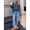 image:imageANRABESS Sweaters for Women Oversized Cable Knit Pullover Fall OutfitsDeep Blue