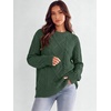 image:imageANRABESS Sweaters for Women Oversized Cable Knit Pullover Fall OutfitsDeep Green