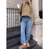 image:imageANRABESS Sweaters for Women Oversized Cable Knit Pullover Fall OutfitsKhaki Brown
