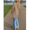 image:imageANRABESS Sweaters for Women Oversized Cable Knit Pullover Fall OutfitsKhaki Brown