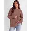 image:imageANRABESS Sweaters for Women Oversized Cable Knit Pullover Fall OutfitsOrange