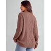 image:imageANRABESS Sweaters for Women Oversized Cable Knit Pullover Fall OutfitsOrange