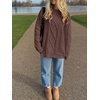 image:imageANRABESS Sweaters for Women Oversized Cable Knit Pullover Fall OutfitsRed Brown