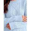 image:imageANRABESS Sweaters for Women Oversized Cable Knit Pullover Fall OutfitsSky