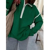 image:imageANRABESS Sweaters for Women Quarter Zip Pullover Collared 2026 Fall OutfitsForest Green