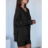 image:imageANRABESS Sweatshirt for Women Fall Oversized Fleece PulloverBlack