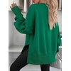 image:imageANRABESS Sweatshirt for Women Fall Oversized Fleece PulloverGreen