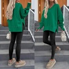 image:imageANRABESS Sweatshirt for Women Fall Oversized Fleece PulloverGreen