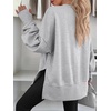 image:imageANRABESS Sweatshirt for Women Fall Oversized Fleece PulloverGrey