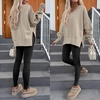 image:imageANRABESS Sweatshirt for Women Fall Oversized Fleece PulloverLight Khaki