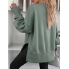 image:imageANRABESS Sweatshirt for Women Fall Oversized Fleece PulloverSage Green