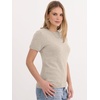 image:imageANRABESS Womens 100 Wool Short Sleeve SweaterApricot