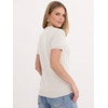 image:imageANRABESS Womens 100 Wool Short Sleeve SweaterBeige