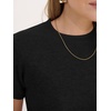 image:imageANRABESS Womens 100 Wool Short Sleeve SweaterBlack