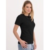 image:imageANRABESS Womens 100 Wool Short Sleeve SweaterBlack