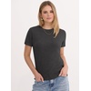image:imageANRABESS Womens 100 Wool Short Sleeve SweaterDeep Gray