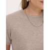 image:imageANRABESS Womens 100 Wool Short Sleeve SweaterKhaki