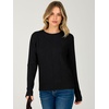 image:imageANRABESS Womens Fall Long Sleeve Argyle Knit SweatersBlack