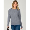 image:imageANRABESS Womens Fall Long Sleeve Argyle Knit SweatersGrey