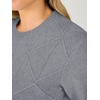 image:imageANRABESS Womens Fall Long Sleeve Argyle Knit SweatersGrey