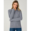 image:imageANRABESS Womens Fall Long Sleeve Argyle Knit SweatersGrey