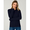 image:imageANRABESS Womens Fall Long Sleeve Argyle Knit SweatersNavy Blue
