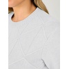 image:imageANRABESS Womens Fall Long Sleeve Argyle Knit SweatersWhite