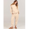 image:imageANRABESS Womens Lounge Set Sweatsuits for Women Fall 2 Piece Jogger PantsBeige