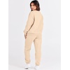 image:imageANRABESS Womens Lounge Set Sweatsuits for Women Fall 2 Piece Jogger PantsBeige