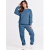 image:imageANRABESS Womens Lounge Set Sweatsuits for Women Fall 2 Piece Jogger PantsBlue